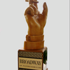 Roth-Händles „Schwarze Hand“ Werbefigur aus den 60er/70er Jahren (Holz / Lackiert)