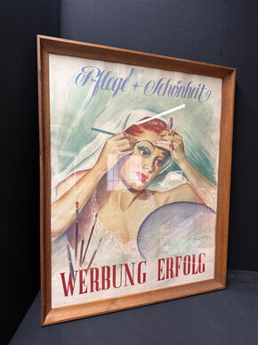Werbung Erfolg Pflege Schönheit (Originalzeichnung in stattlicher Größe)