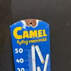 Camel Zigaretten  - Schwedisches Emaille-Thermometer (Um 1955)