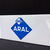 Aral - BV Aral Emailleschild von Öelpumpenschrank (Um 1950)