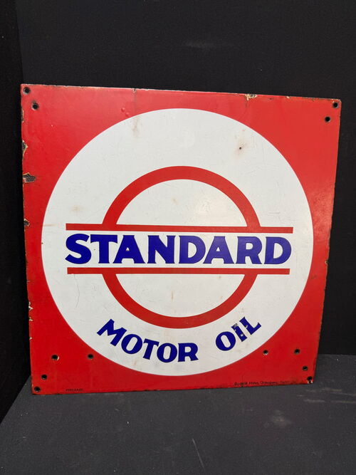 Standard Motor Oil (Flaches Emailleschild)