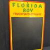 Florida Boy Fruchtsaftgetränke - Große Blechtafel der 50er Jahre