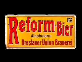 Breslauer Union Brauerei. Reform-Bier - Alkoholarm um 1908-1914