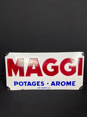 Maggi Potages Arome - En Vente Ici - 24 x 48 cm - Um 1920