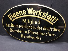 Bürsten- und Pinselmacher-Handwerk - Eigene Werkstatt (Um 1925) A161