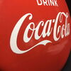 Coca Cola Deckel (Emailschild) von Lancat Bussum (50er Jahre) im Traumzustand