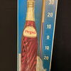 Pepsi gibt Schwung - XXL Thermometer aus Blech - 112 x 20 cm - D um 1960