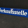 Verkaufsstelle - Original Blechschild aus der Zeit um 1955