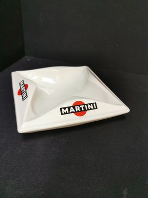 Martini Porzellan-Aschenbecher aus der Zeit um 1960