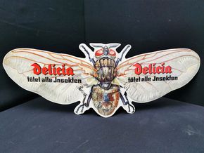 Delicia Pflanzenschutzmittel - tötet alle Insekten (XXL Werbepappe in Insektenform)
