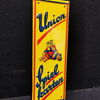 Union Spielkarten - Blechtürschild aus der Zeit um 1915/1920