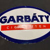 Garbaty Cigaretten Emailschild Oval -  60 x 41 cm - D um 1925/30