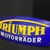 Triumph Motorräder Emailschild Nürnberg