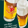 Parkbräu Flaschenbier - Ein Bier mit dem man Freundschaft schließt (Emailleschild)