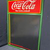 Coca Cola Blechschild mit Tafelbereich (Frühe 30er Jahre)