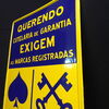 Exigem Emailschild - spanisches Schild für Solinger Messer um 1930 