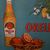 Werbeschild Orella Orangen Limonade 30 x 30 cm Pappschild um 1950/55