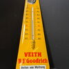 Veith B.F. Goodrich Emaillethermometer in stattlicher Größe (50er Jahre)