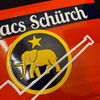 Tabacs Schürch Emailschild  38 x 28 cm - Elefant Pfeife Tabak - Frankreich/CH um 1955