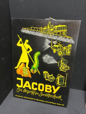 Jacoby Pflanzenschutz (1950/1960) Werbepappaufsteller