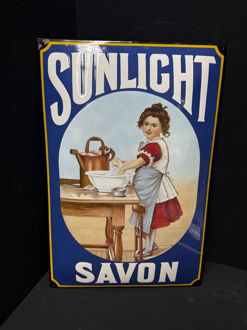 Sunlight Savon  (Emailleschild REPRODUKTION)