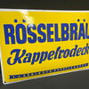 Rösselbräu Kappelrodeck (Gewölbtes Emailleschild um 1930/1950)
