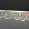 Schlachterei-Blechschild „Saucissons“
