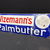 Wizemanns Palmbutter (Gewölbtes Emailleschild um 1920)