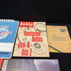 Automobilbroschüren 4er Set (3 Originale und ein Reprint)