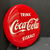 Coca Cola - Trink Coca Cola eiskalt (Emailleschild aus der Zeit um 1980)