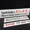 Sprechstunde Hinweisschilder 3er Set (Um 1950)