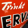 Herva - Trinkt Herva, es erfrischt! (50er Jahre Emailleschild)