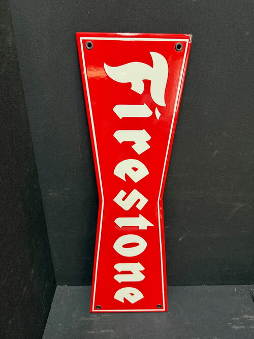 Firestone Emailleschild (Um 1955)
