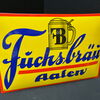 Fuchsbräu Aalen (Gewölbtes Emailleschild um 1925)