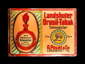 Landshuter Brasil-Tabak – Schmalzler A. Pöschl & Cie Landshut um 1915