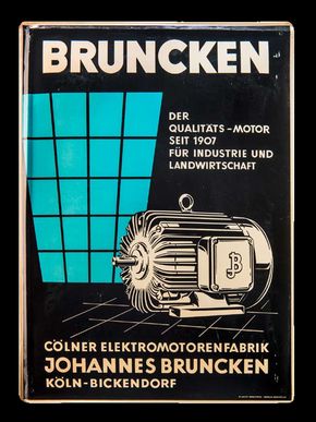 Johannes Bruncken – Cölner Elektromotorenfabrik um 1930 / 1950