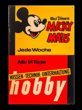 Micky Maus – jede Woche um 1965