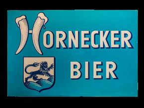 Hornecker Bier (Um 1955) ca. 40 x 60 cm