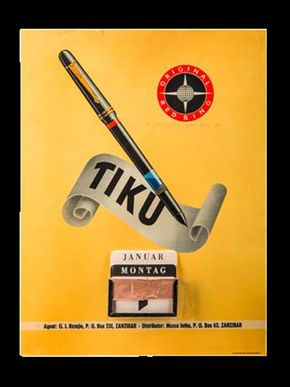 Red Ring Stifte – Tiku, um 1955