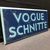 Vogue Schnitte Blechschild (50er Jahre) A105