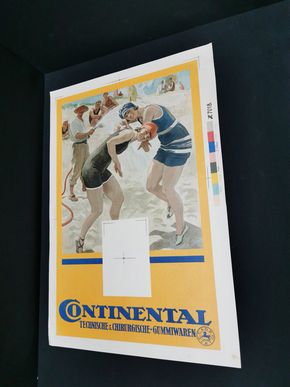 Continental Reifen Kalenderplakat (Um 1930) Motiv 3