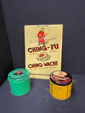 Ching - Fu Bohner- und Hartwachs 3er Set (50er Jahre)