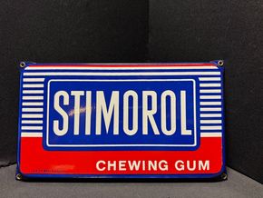 Stimorol Chewing Gum Emailschild  Kaugummi 38 x 22 cm