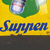 Knorr Suppen Emailschild Schaffhausen Erbswurst 49 x 33 cm