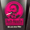 Doppelpack Roth Händle Werbeschilder  43 x 27 cm  D um 1960 Herbert Leupin