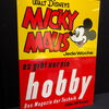 Micky Maus / Hobby (Blechschild um 1965) / Flach und abgekantet