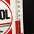 Veedol Thermometer (emailliert) ca. 68 x 68 cm (50er Jahre)