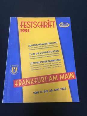 Edeka Festschrift aus dem Jahr 1933