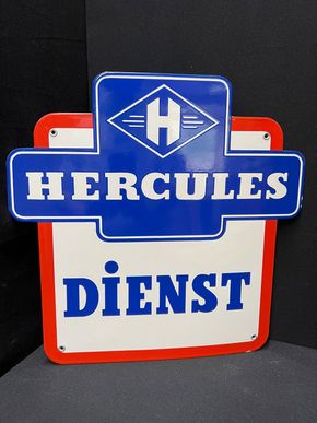 Herkules Dienst Nürnberg (Emailleschild um 1950)