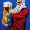Apostelbräu Worms - Emailschild Bier Eichbaum 73x48 cm - D um 1950